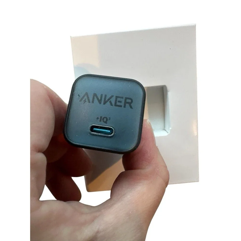 Anker 511 Nano 3 30W Black Charger Power Adapter USB C GaN Foldable Fast